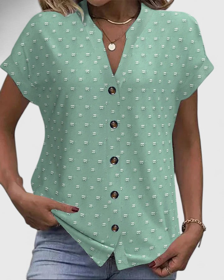 Miles Collection | Women's V Neck T Shirt with Lightweight Fabric | Flattering Fit for All-Day Comfort