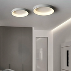 Minimalist Flush Mount Ceiling Light with Adjustable Brightness | Modern LED Design for Cozy Ambiance