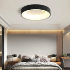 Minimalist Flush Mount Ceiling Light with Adjustable Brightness | Modern LED Design for Cozy Ambiance
