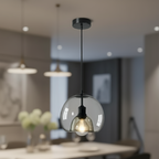 Minimalist Glass Pendant Light with Dimmable Feature | Elegant Kitchen Pendant Lighting for Modern Spaces