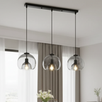 Minimalist Glass Pendant Light with Dimmable Feature | Elegant Kitchen Pendant Lighting for Modern Spaces