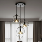 Minimalist Glass Pendant Light with Dimmable Feature | Elegant Kitchen Pendant Lighting for Modern Spaces