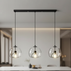 Minimalist Glass Pendant Light with Dimmable Feature | Elegant Kitchen Pendant Lighting for Modern Spaces