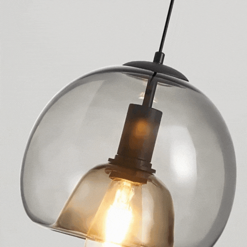 Minimalist Glass Pendant Light with Dimmable Feature | Elegant Kitchen Pendant Lighting for Modern Spaces