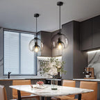 Minimalist Glass Pendant Light with Dimmable Feature | Elegant Kitchen Pendant Lighting for Modern Spaces