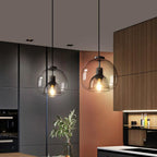 Minimalist Glass Pendant Light with Dimmable Feature | Elegant Kitchen Pendant Lighting for Modern Spaces