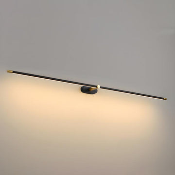 Minimalist Wall Sconces | Integrated LED Lighting with Elegant Gold Accents | Durable Aluminum Design for Modern Interiors