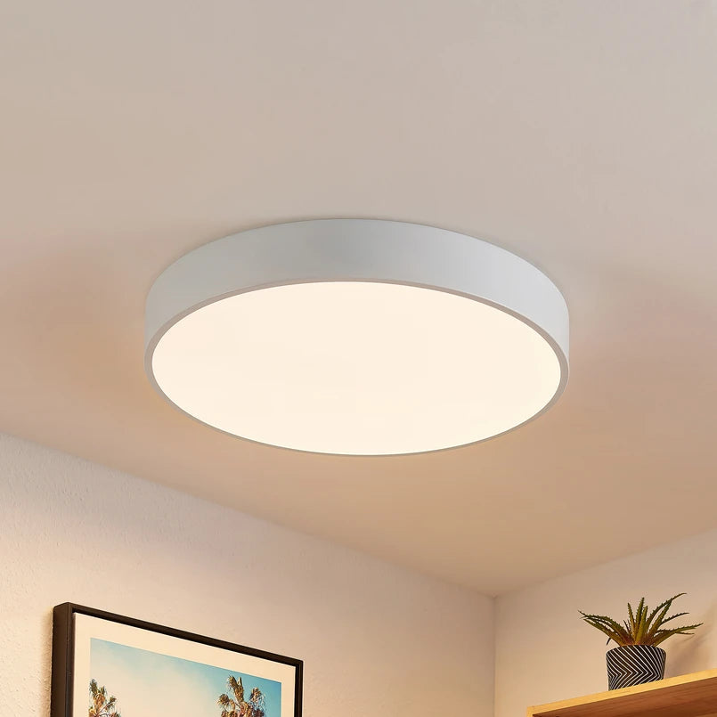 Minimalist | Flush Mount Ceiling Light with Three-Color Dimming | Energy-Efficient LED Illumination for Bedrooms and Studies
