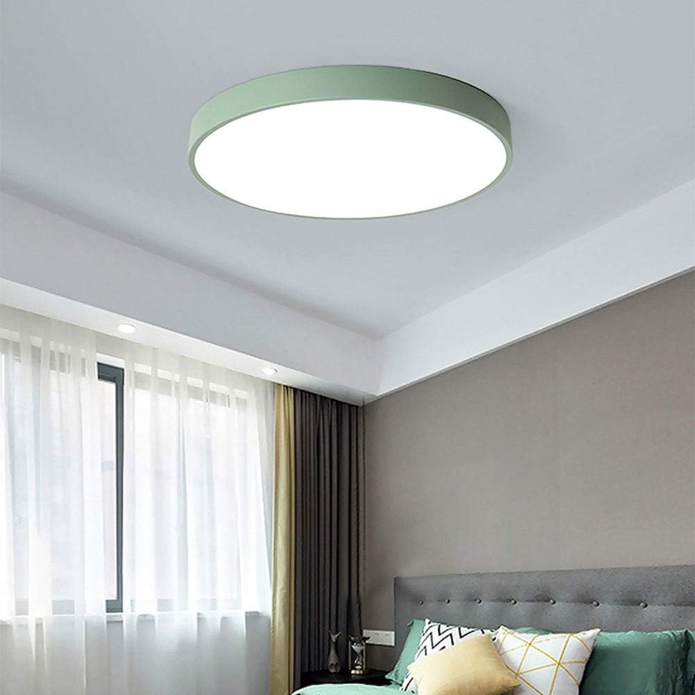 Minimalist | Flush Mount Ceiling Light with Three-Color Dimming | Energy-Efficient LED Illumination for Bedrooms and Studies