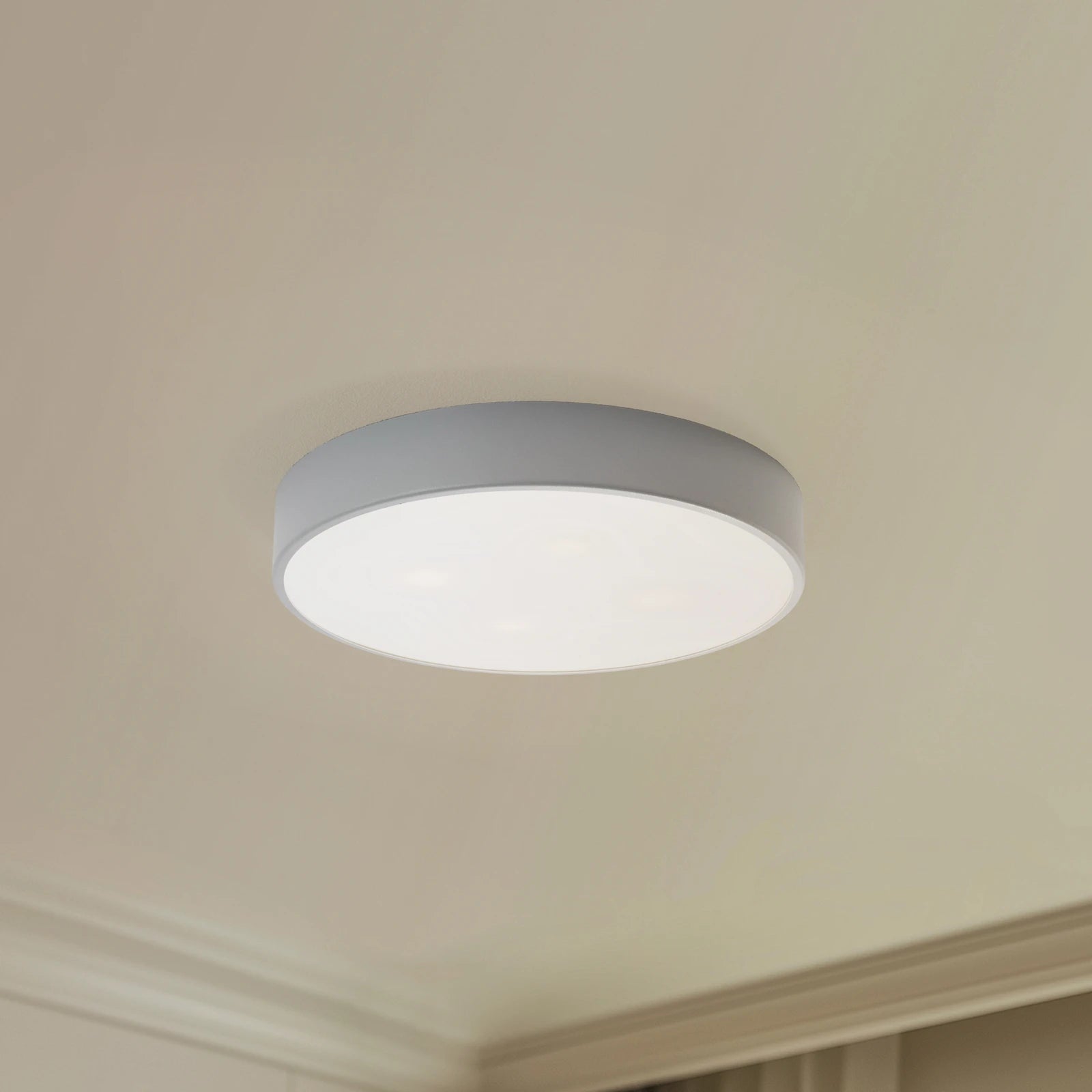 Minimalist | Flush Mount Ceiling Light with Three-Color Dimming | Energy-Efficient LED Illumination for Bedrooms and Studies