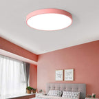 Minimalist | Flush Mount Ceiling Light with Three-Color Dimming | Energy-Efficient LED Illumination for Bedrooms and Studies