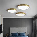 Minimalist | Flush Mount Ceiling Light with Three-Color Dimming | Energy-Efficient LED Illumination for Bedrooms and Studies