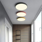Minimalist | Flush Mount Ceiling Light with Three-Color Dimming | Energy-Efficient LED Illumination for Bedrooms and Studies
