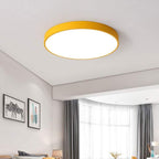 Minimalist | Flush Mount Ceiling Light with Three-Color Dimming | Energy-Efficient LED Illumination for Bedrooms and Studies