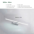 Modern Acrylic Wall Lamp | Adjustable LED Lighting & Waterproof Design for Bathroom Sconces