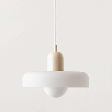 Modern Bauhaus | Glass Pendant Light with Adjustable Suspension | Stylish Kitchen Pendant Lighting for Vibrant Ambiance