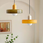 Modern Bauhaus | Glass Pendant Light with Adjustable Suspension | Stylish Kitchen Pendant Lighting for Vibrant Ambiance