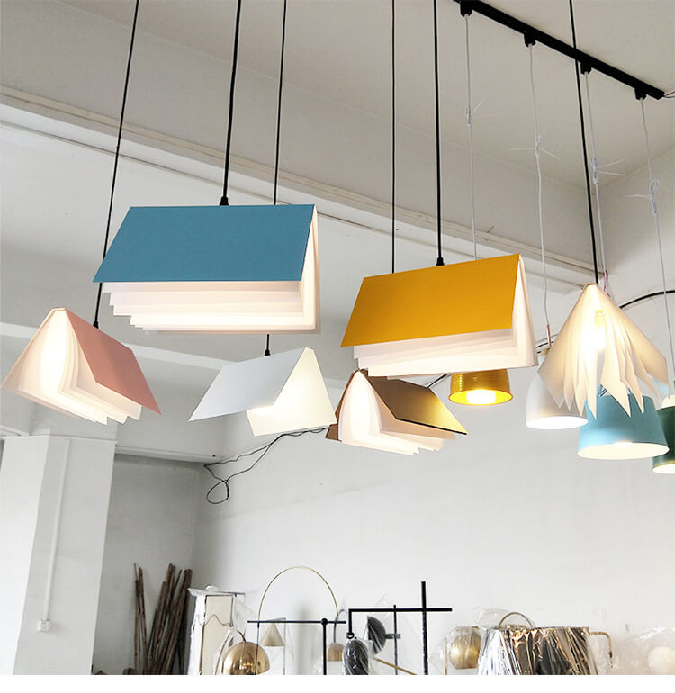 Modern Black Pendant Light with Adjustable Chain | Unique PVC Design for Living Room and Bedroom