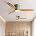 Modern Ceiling Fans with Lights | LED Flush Mount Design & 6-Speed DC Motor for Enhanced Airflow