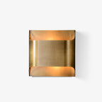 Modern Curved LED Wall Sconce Lighting with Brass Finish | Elegant Design for Timeless Decor