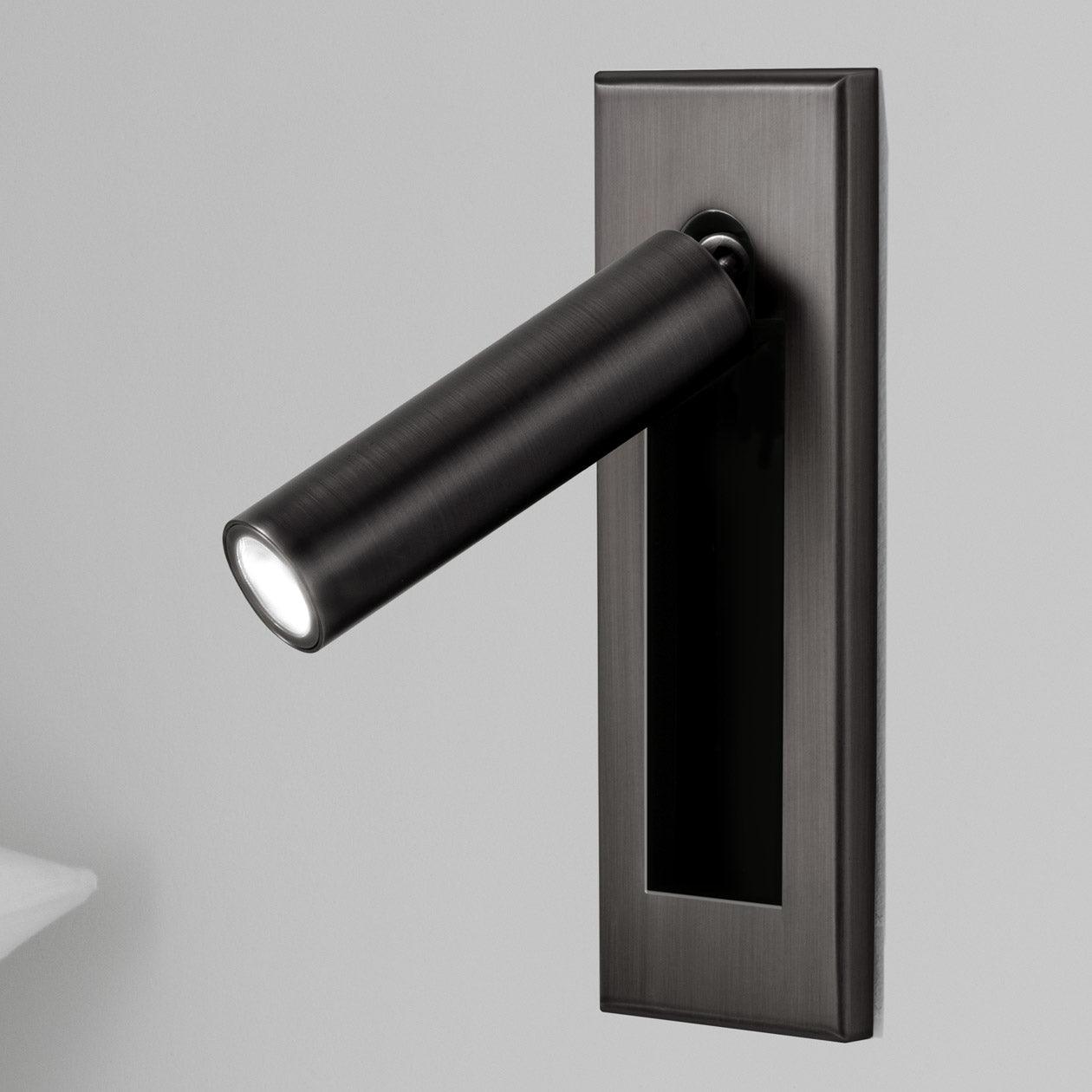 Modern Embedded Bedside Wall Sconce with Adjustable Lighting | Sleek Design for Cozy Ambiance
