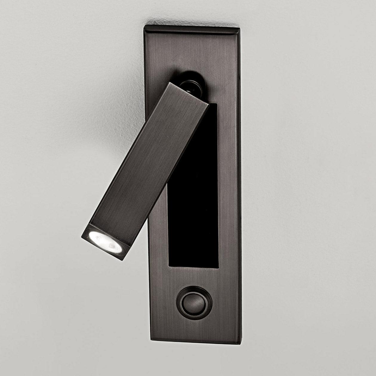 Modern Embedded Bedside Wall Sconce with Adjustable Lighting | Sleek Design for Cozy Ambiance