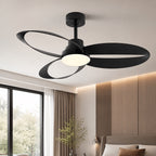 Modern Flush Mount Ceiling Fan with LED Light & Remote Control | 6-Speed DC Motor for Enhanced Airflow