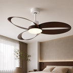 Modern Flush Mount Ceiling Fan with LED Light & Remote Control | 6-Speed DC Motor for Enhanced Airflow