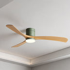 Modern Flush Mount Ceiling Fan with LED Light & Remote Control | Whisper-Quiet Design for Year-Round Comfort