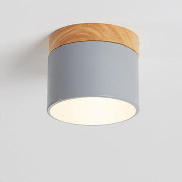 Modern Flush Mount Ceiling Light | Scandinavian Design with Color Changing LED | Versatile Lighting for Hallway and Living Room