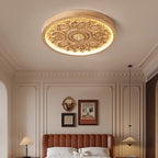Modern Flush Mount Ceiling Light with Dimmable LED & Remote Control | Tri-Color Temperature for Customizable Ambiance