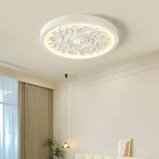 Modern Flush Mount Ceiling Light with Dimmable LED & Remote Control | Tri-Color Temperature for Customizable Ambiance