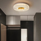 Modern Flush Mount Ceiling Light with Integrated LED & Dimmable Feature | Versatile Copper Fixture for Effortless Illumination