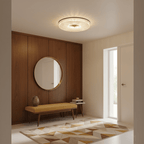 Modern Flush Mount Ceiling Light with Integrated LED & Dimmable Feature | Versatile Copper Fixture for Effortless Illumination