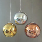Modern Glass Pendant Light | 3D Colorful Fireworks Design with Adjustable Chain for Vibrant Kitchen Pendant Lighting