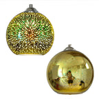 Modern Glass Pendant Light | 3D Colorful Fireworks Design with Adjustable Chain for Vibrant Kitchen Pendant Lighting