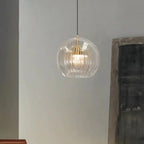 Modern Glass Pendant Light with Dimmable Three-Color Switch | Stylish Kitchen Pendant Lighting for Versatile Ambiance