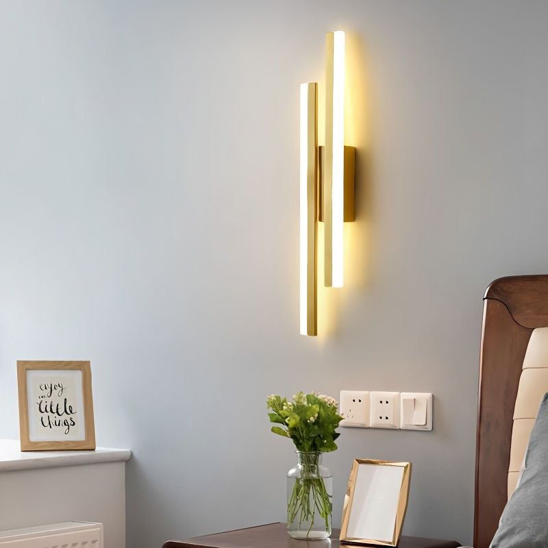Modern LED Wall Sconce Light with Dimmable Warm Glow | Minimalist Design for Cozy Ambiance