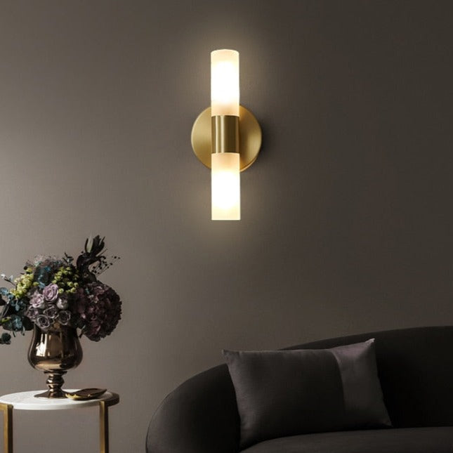 Modern LED Wall Sconce Lighting with Adjustable Color Temperature | Elegant Gold Finish for Timeless Ambiance