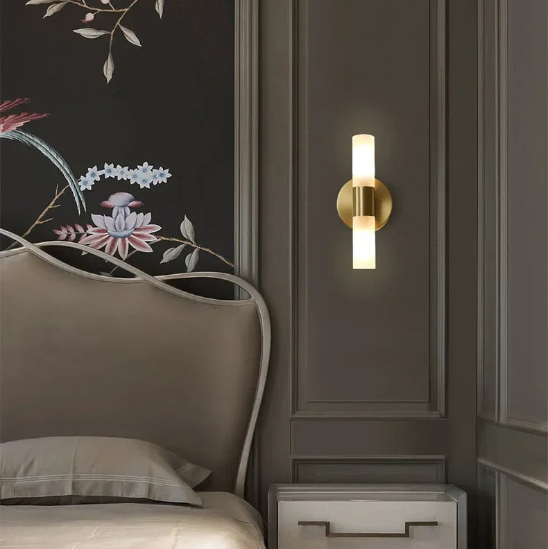 Modern LED Wall Sconce Lighting with Adjustable Color Temperature | Elegant Gold Finish for Timeless Ambiance