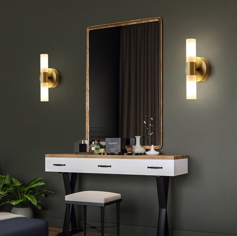 Modern LED Wall Sconce Lighting with Adjustable Color Temperature | Elegant Gold Finish for Timeless Ambiance