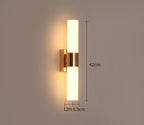 Modern LED Wall Sconce Lighting with Adjustable Color Temperature | Elegant Gold Finish for Timeless Ambiance