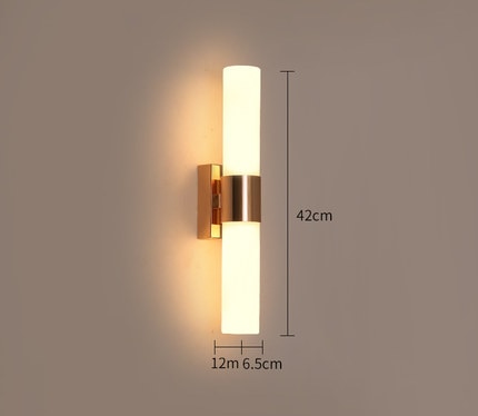 Modern LED Wall Sconce Lighting with Adjustable Color Temperature | Elegant Gold Finish for Timeless Ambiance