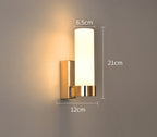 Modern LED Wall Sconce Lighting with Adjustable Color Temperature | Elegant Gold Finish for Timeless Ambiance