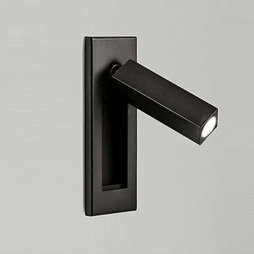 Modern LED Wall Sconce Lighting with Adjustable Spotlight for Enhanced Reading