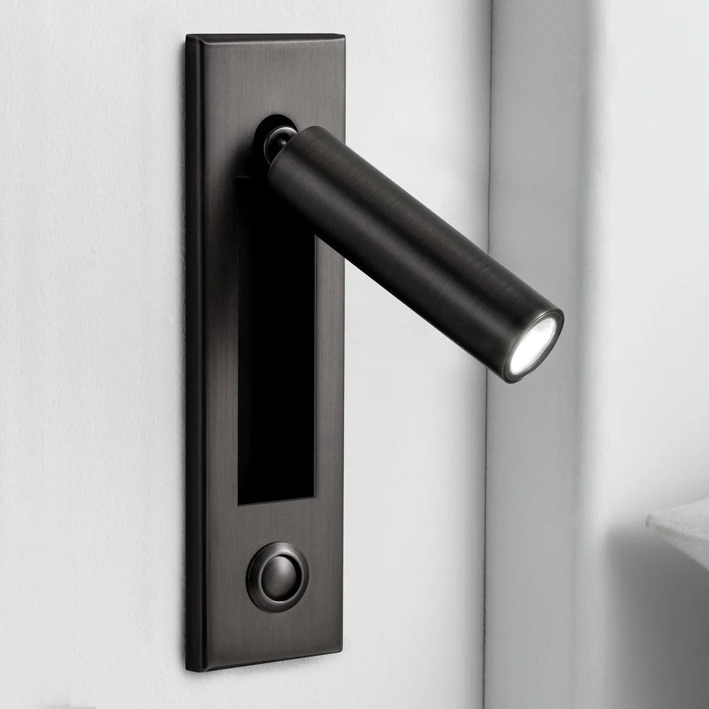 Modern LED Wall Sconce Lighting with Adjustable Spotlight for Enhanced Reading