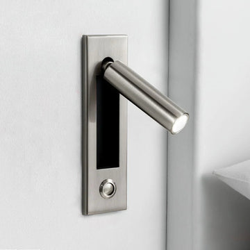 Modern LED Wall Sconce Lighting with Adjustable Spotlight for Enhanced Reading