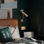 Modern LED Wall Sconce Lighting with Adjustable Spotlight for Enhanced Reading