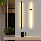 Modern Linear Wall Light | Sleek Iron & Acrylic Design with Soft LED Illumination for Contemporary Spaces