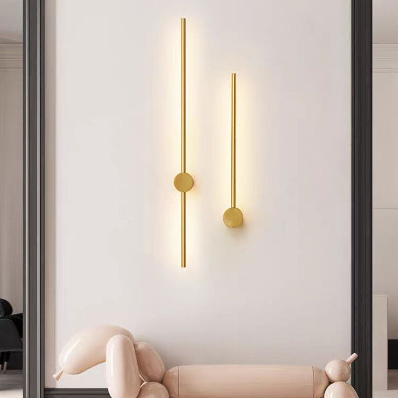 Modern Linear Wall Light | Sleek Iron & Acrylic Design with Soft LED Illumination for Contemporary Spaces